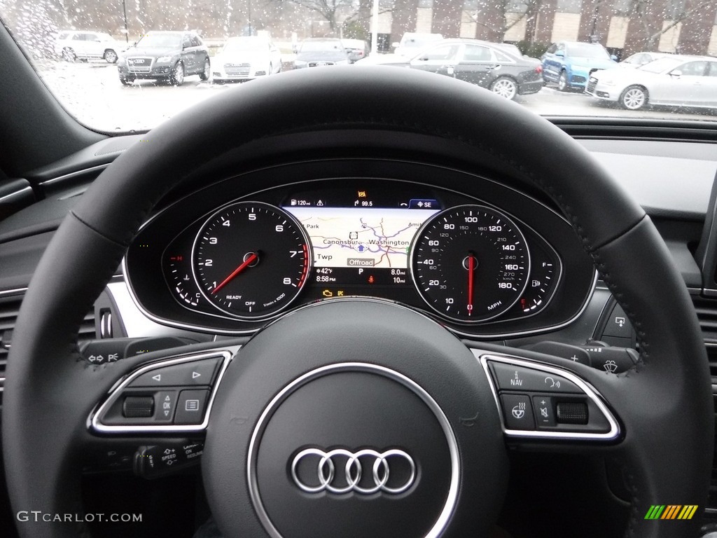 2017 A6 2.0 TFSI Premium quattro - Moonlight Blue Metallic / Nougat Brown photo #27