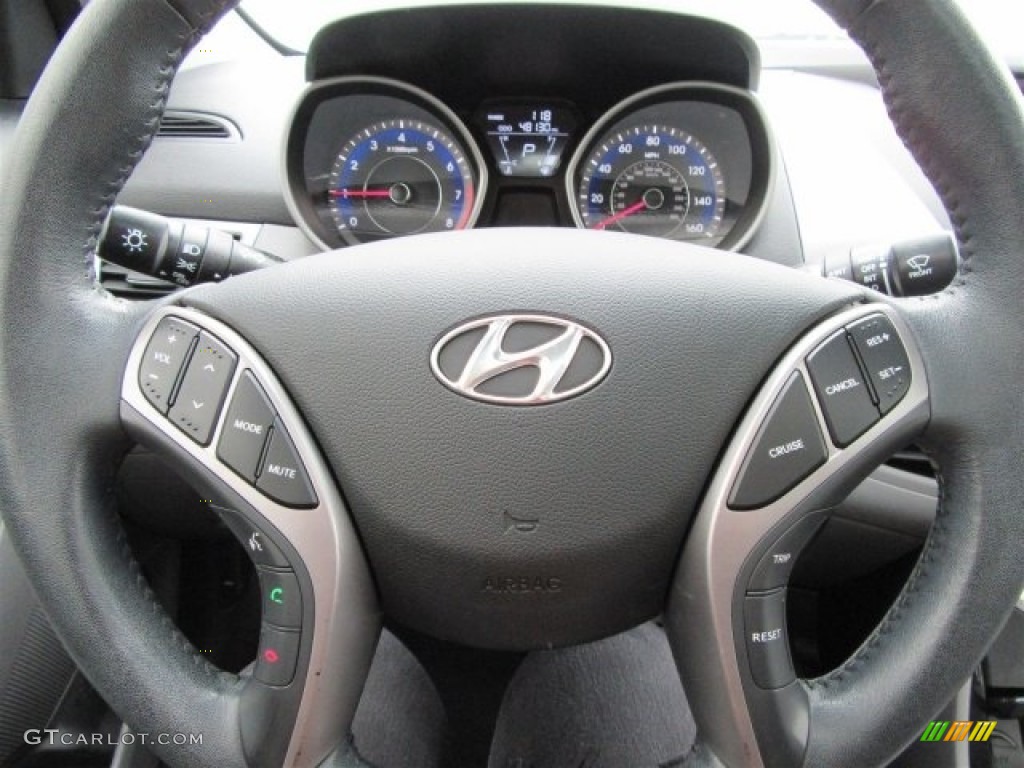 2013 Elantra Coupe SE - Silver / Gray photo #28