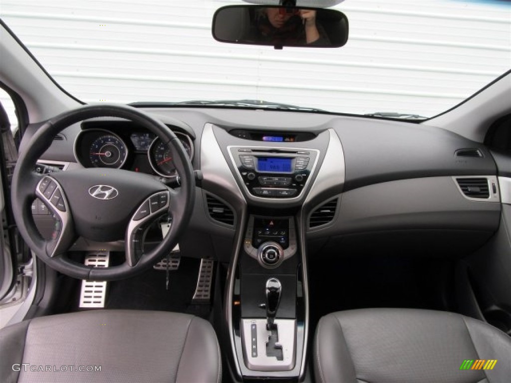2013 Elantra Coupe SE - Silver / Gray photo #34
