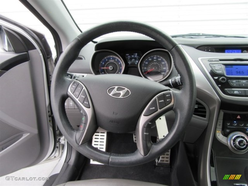 2013 Elantra Coupe SE - Silver / Gray photo #35