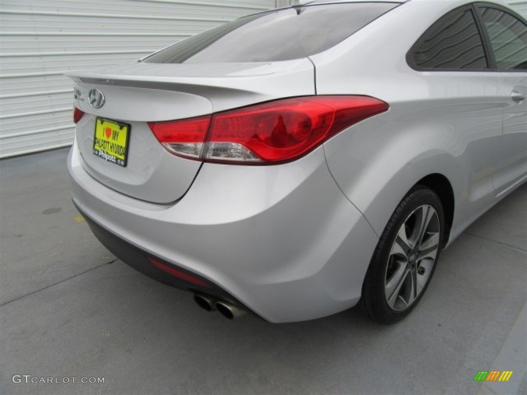 2013 Elantra Coupe SE - Silver / Gray photo #45