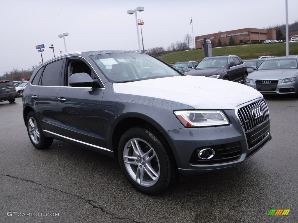 Monsoon Gray Metallic 2017 Audi Q5 2.0 TFSI Premium quattro Exterior Photo #118056246