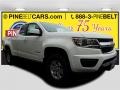 2017 Summit White Chevrolet Colorado WT Extended Cab  photo #1