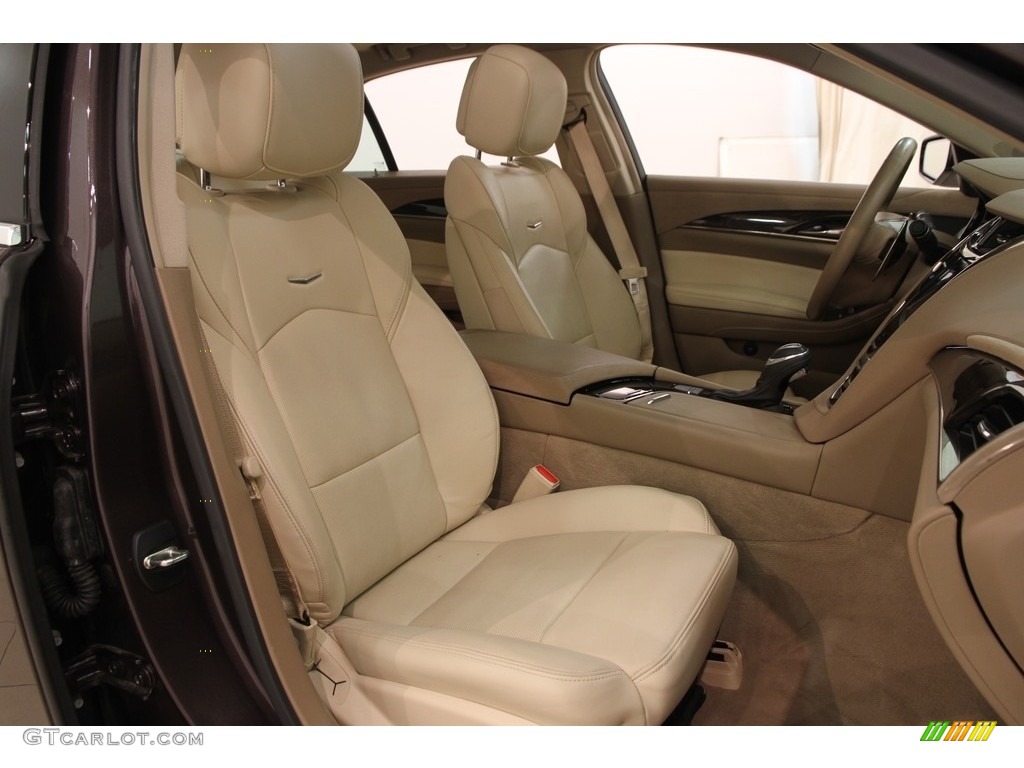 2014 CTS Luxury Sedan AWD - Majestic Plum Metallic / Light Cashmere/Medium Cashmere photo #14