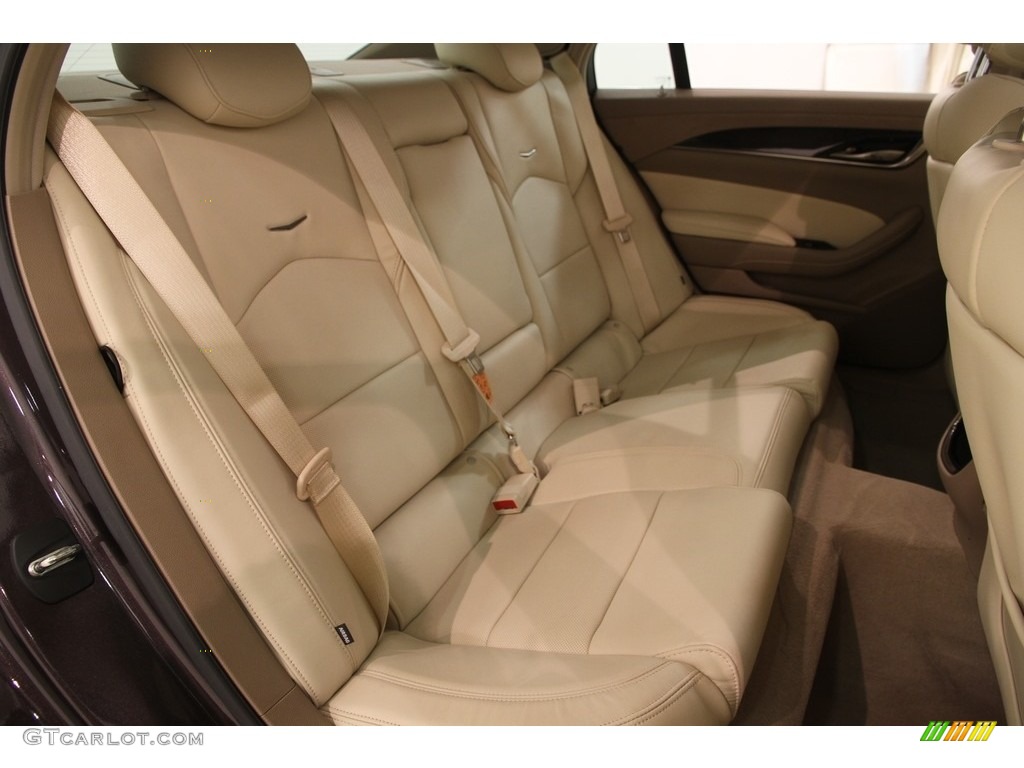 2014 CTS Luxury Sedan AWD - Majestic Plum Metallic / Light Cashmere/Medium Cashmere photo #17