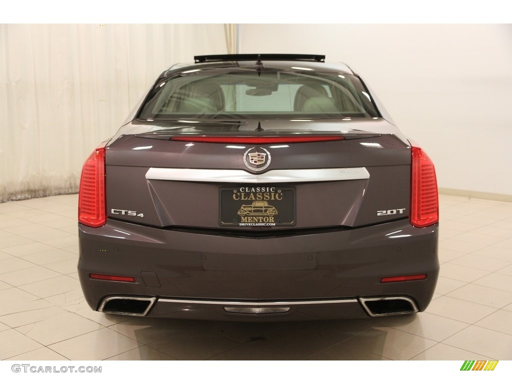 2014 CTS Luxury Sedan AWD - Majestic Plum Metallic / Light Cashmere/Medium Cashmere photo #20