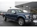 2017 Blue Jeans Ford F150 Lariat SuperCrew 4X4  photo #1
