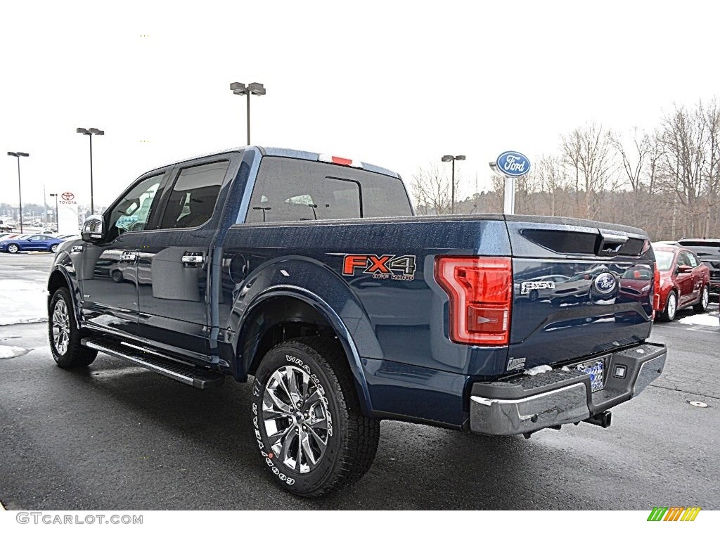 2017 F150 Lariat SuperCrew 4X4 - Blue Jeans / Light Camel photo #30