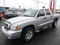 2007 Bright Silver Metallic Dodge Dakota SLT Quad Cab 4x4  photo #11