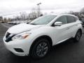 Pearl White 2017 Nissan Murano SL AWD Exterior