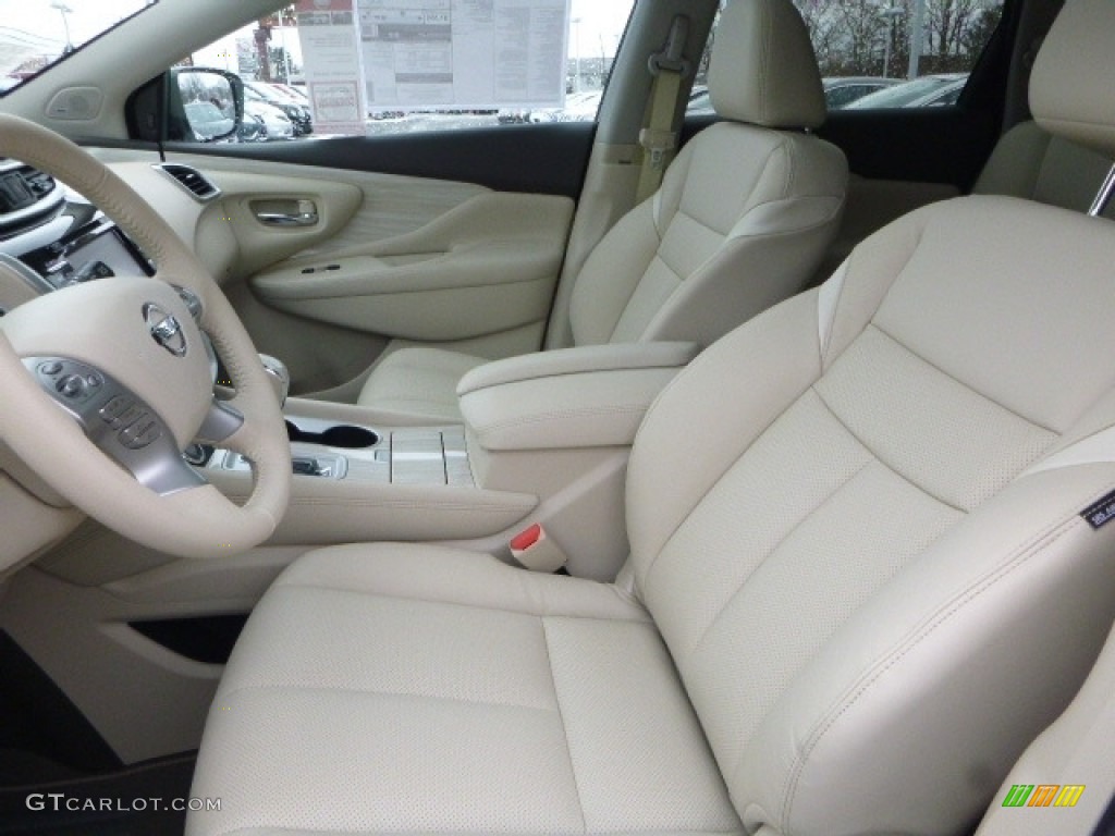 Cashmere Interior 2017 Nissan Murano SL AWD Photo #118058880