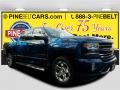 2017 Deep Ocean Blue Metallic Chevrolet Silverado 1500 LTZ Crew Cab 4x4  photo #1