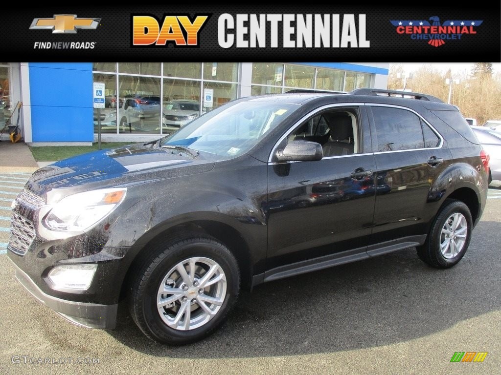 2017 Equinox LT AWD - Black / Jet Black photo #1