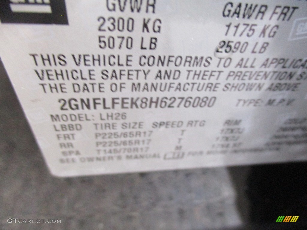 2017 Equinox LT AWD - Black / Jet Black photo #19