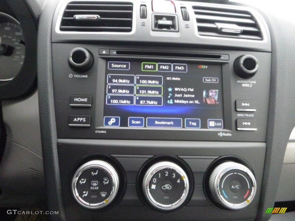 2017 Forester 2.5i - Dark Gray Metallic / Gray photo #18