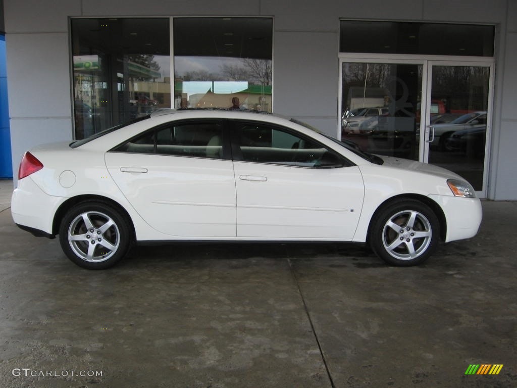 2006 G6 V6 Sedan - Ivory White / Light Taupe photo #2