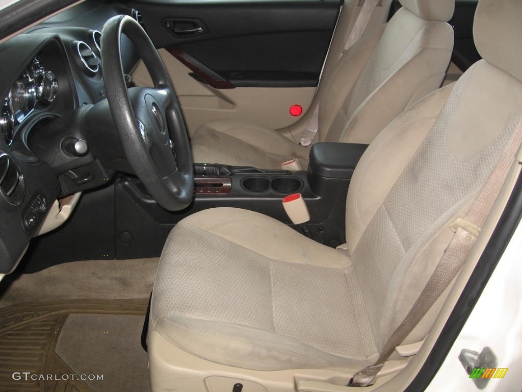 2006 G6 V6 Sedan - Ivory White / Light Taupe photo #8