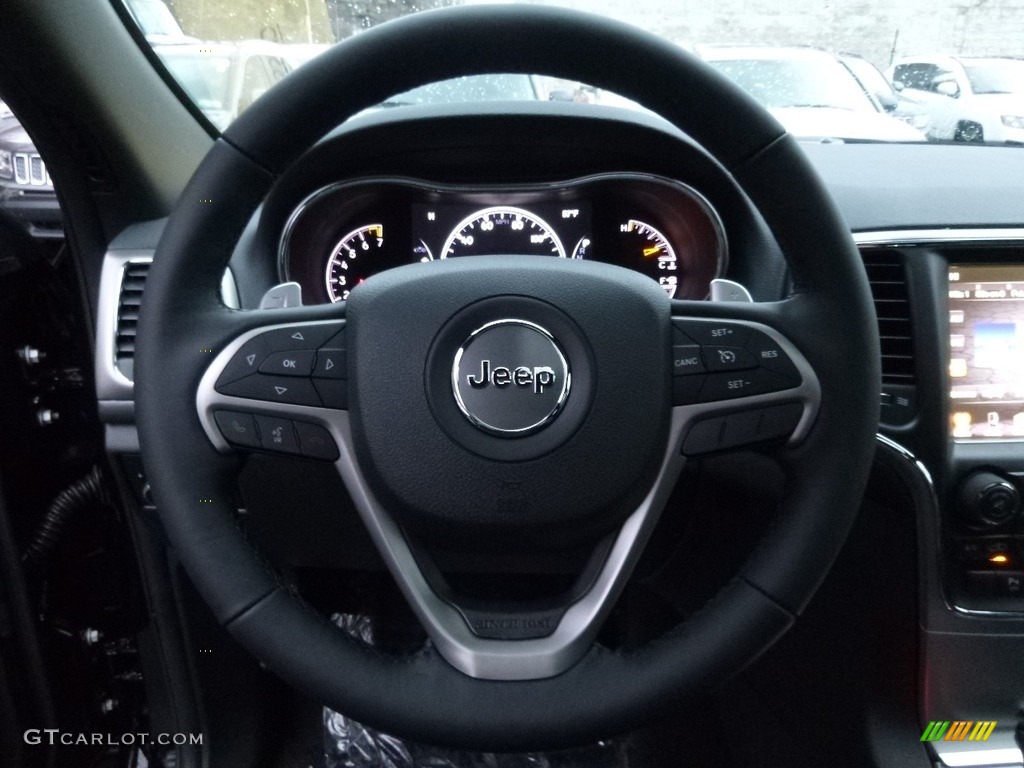 2017 Grand Cherokee Laredo 4x4 - Diamond Black Crystal Pearl / Black photo #18