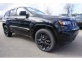 2017 Diamond Black Crystal Pearl Jeep Grand Cherokee Laredo  photo #4