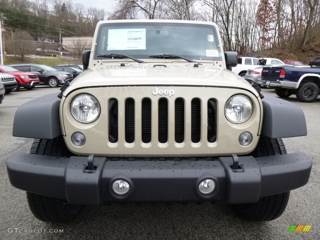 2017 Wrangler Unlimited Sport 4x4 - Gobi / Black photo #9