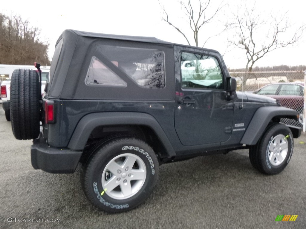 2017 Wrangler Sport 4x4 - Rhino / Black photo #6