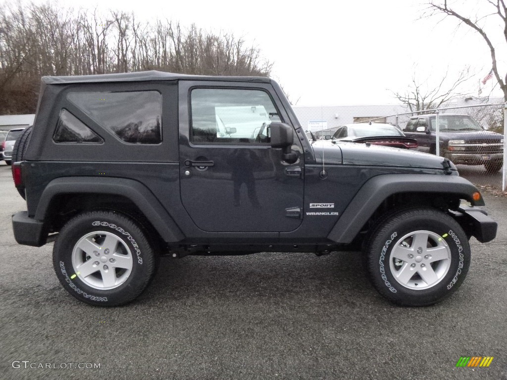 2017 Wrangler Sport 4x4 - Rhino / Black photo #7