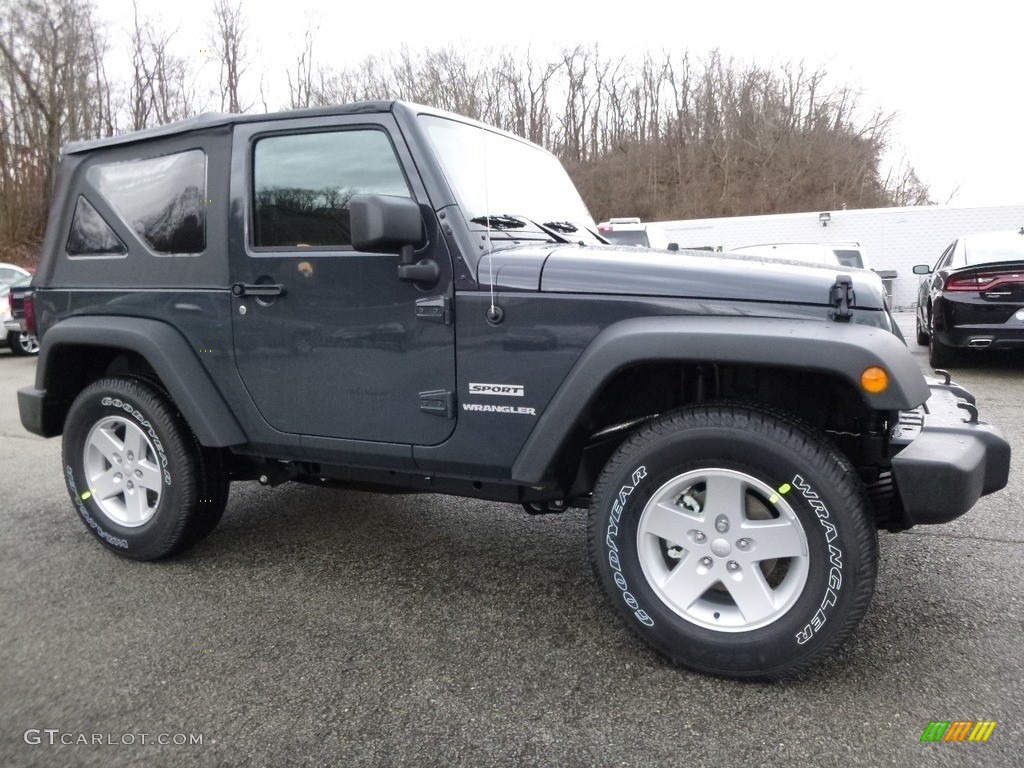 2017 Wrangler Sport 4x4 - Rhino / Black photo #8