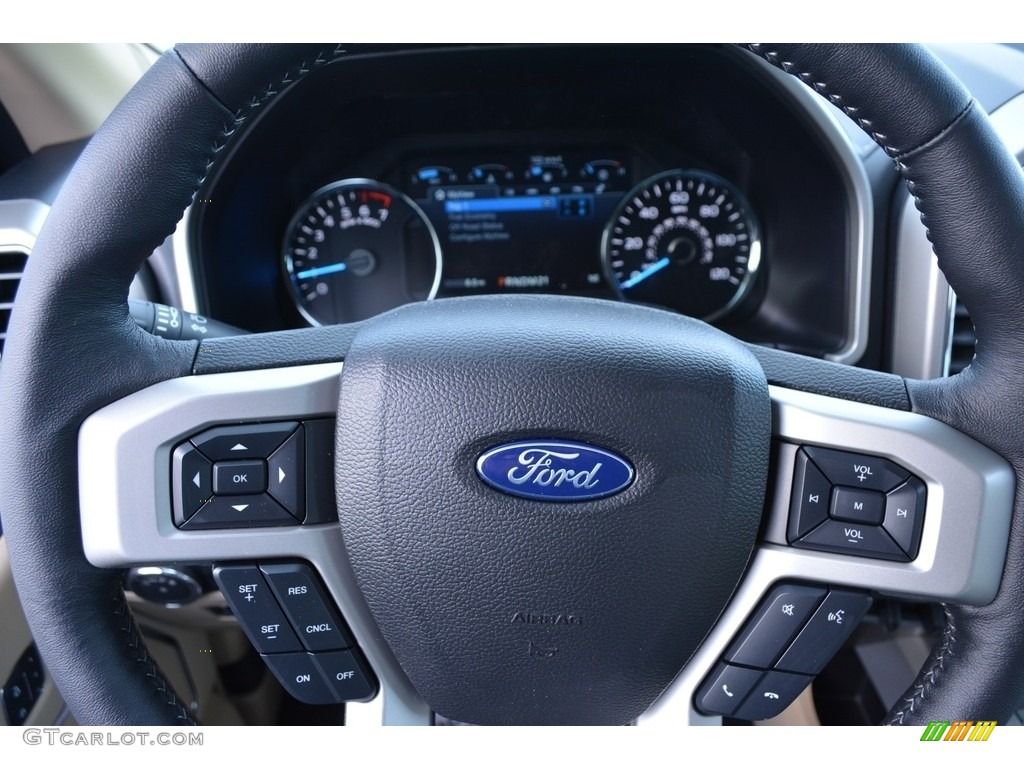 2017 F150 Lariat SuperCrew 4X4 - Oxford White / Light Camel photo #22
