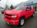 2017 Red Hot Chevrolet Silverado 1500 LT Crew Cab 4x4  photo #1