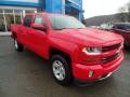 2017 Red Hot Chevrolet Silverado 1500 LT Crew Cab 4x4  photo #3