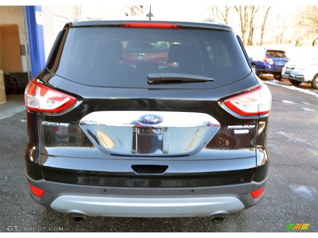 2014 Escape Titanium 1.6L EcoBoost 4WD - Tuxedo Black / Charcoal Black photo #7