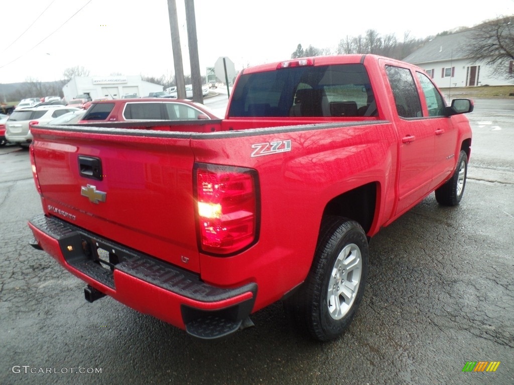 2017 Silverado 1500 LT Crew Cab 4x4 - Red Hot / Jet Black photo #5