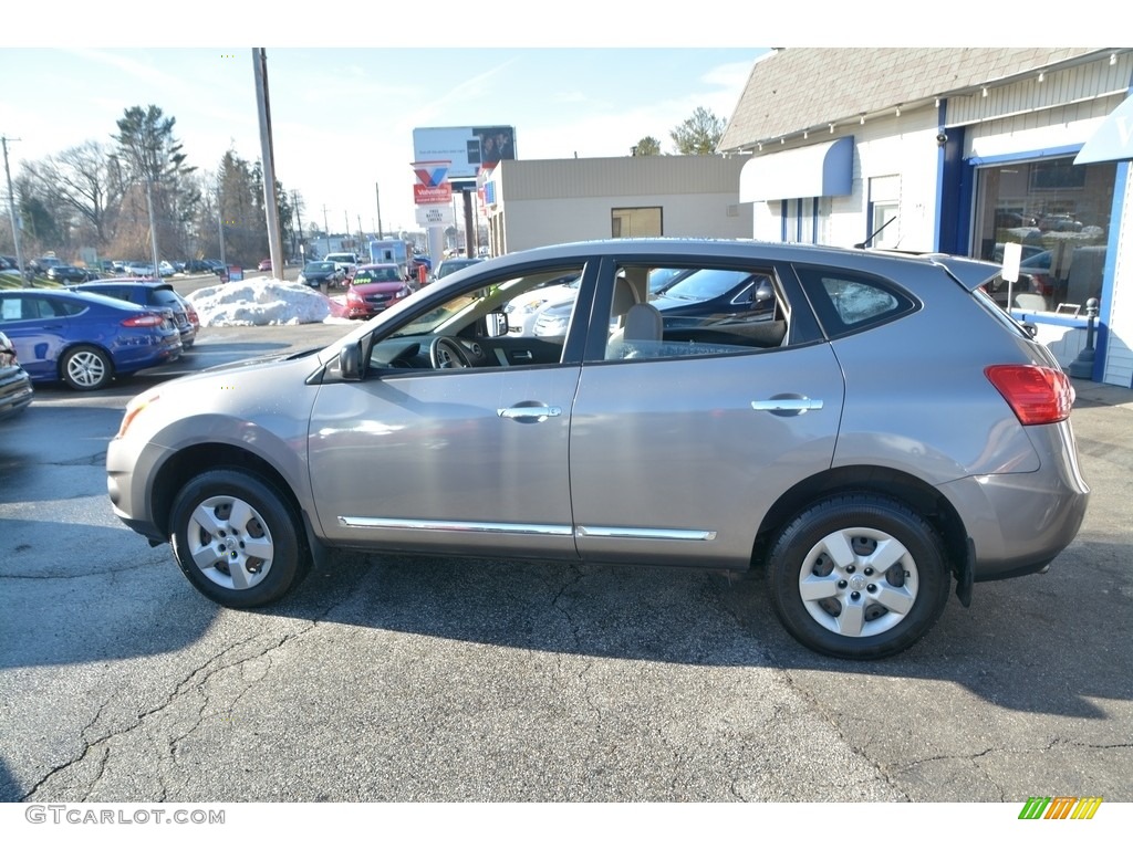 2011 Rogue SV AWD - Frosted Steel Metallic / Gray photo #6