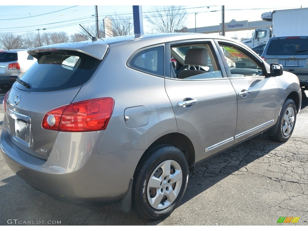 2011 Rogue SV AWD - Frosted Steel Metallic / Gray photo #11