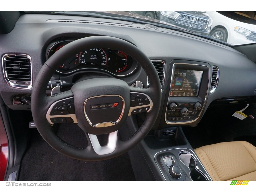 2017 Dodge Durango Citadel Black/Tan Dashboard Photo #118069029
