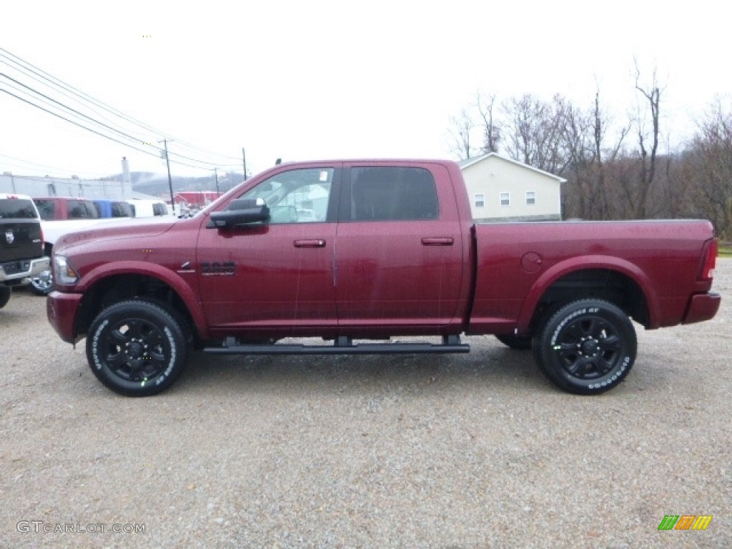 Delmonico Red Pearl 2017 Ram 3500 Laramie Crew Cab 4x4 Exterior Photo #118069125