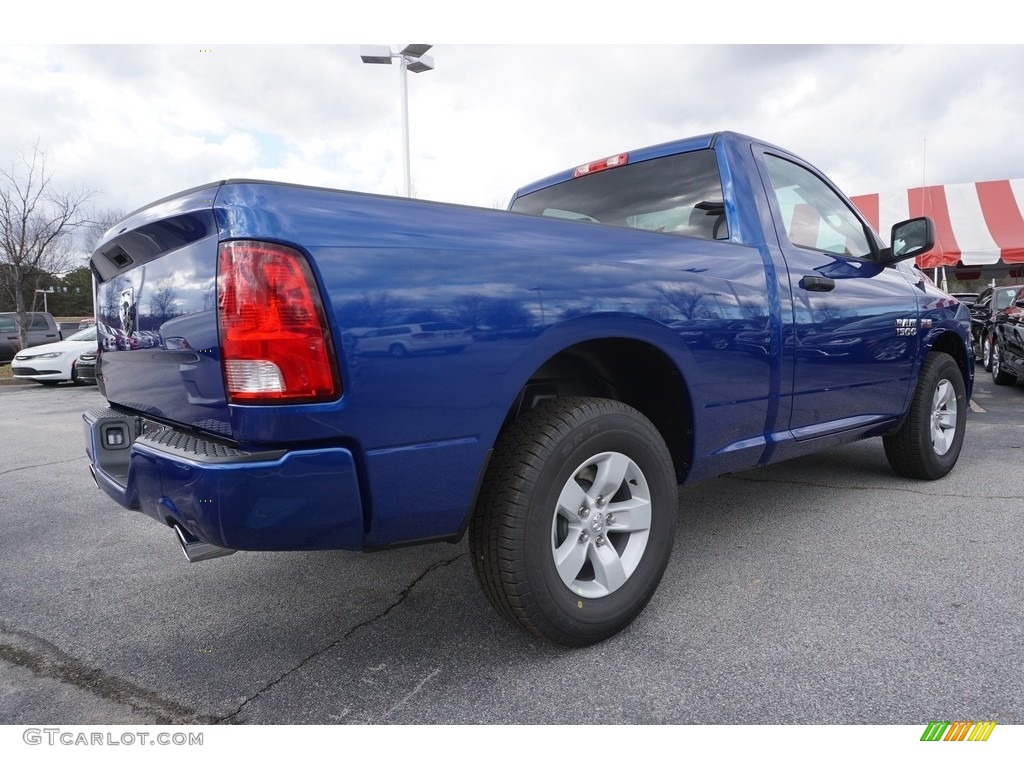 2017 1500 Tradesman Regular Cab - Blue Streak Pearl / Black/Diesel Gray photo #3