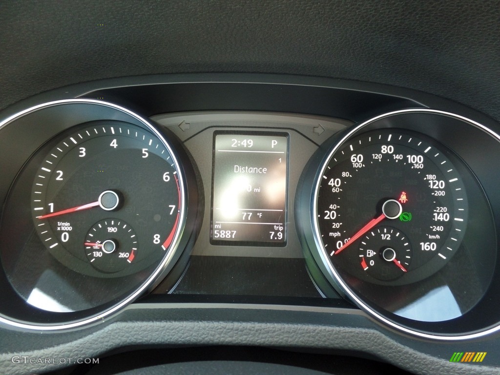 2016 Volkswagen Passat S Sedan Gauges Photo #118069608