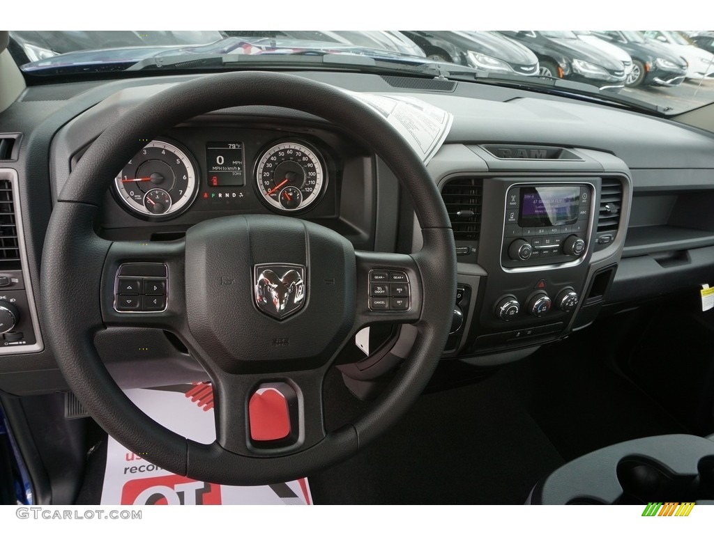 2017 Ram 1500 Tradesman Regular Cab Black/Diesel Gray Dashboard Photo #118069677