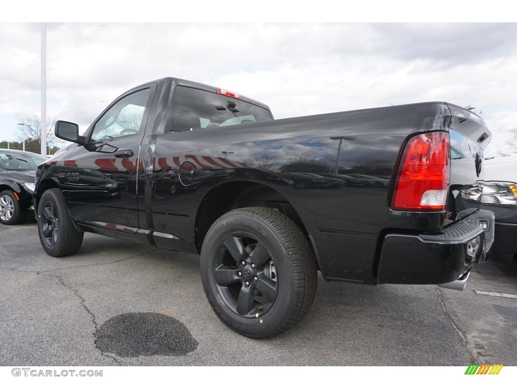 Brilliant Black Crystal Pearl 2017 Ram 1500 Tradesman Regular Cab Exterior Photo #118069758