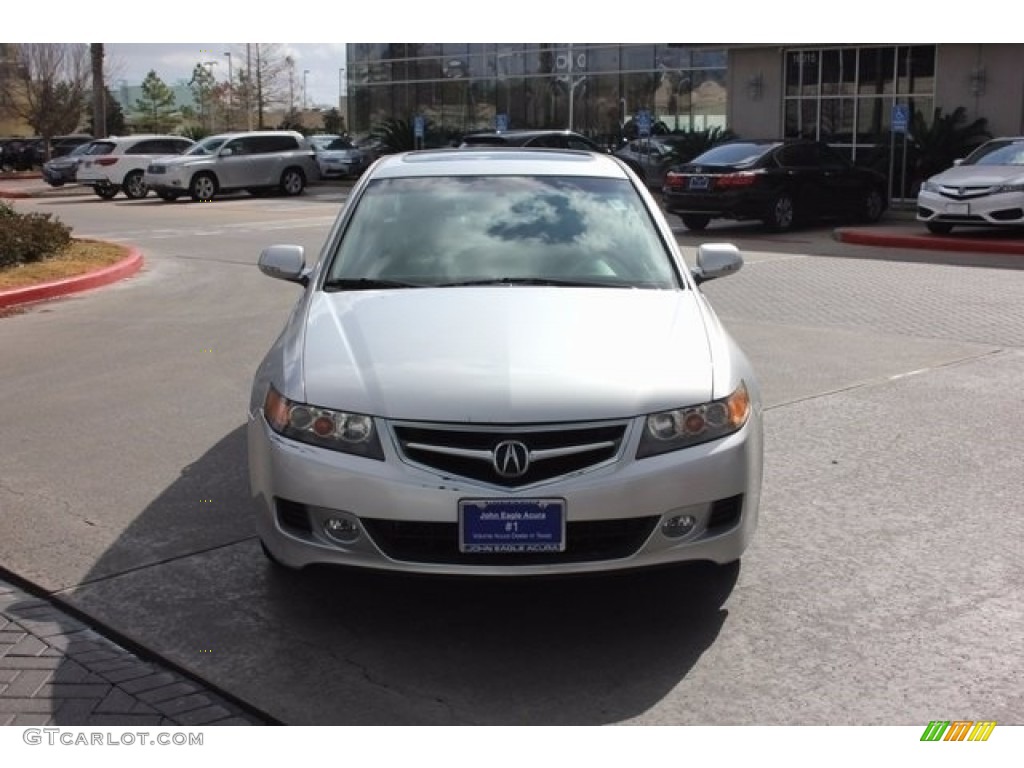 2008 TSX Sedan - Alabaster Silver Metallic / Ebony photo #2