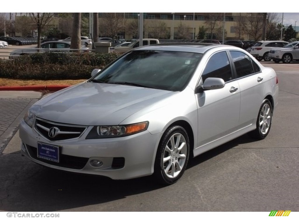 2008 TSX Sedan - Alabaster Silver Metallic / Ebony photo #3