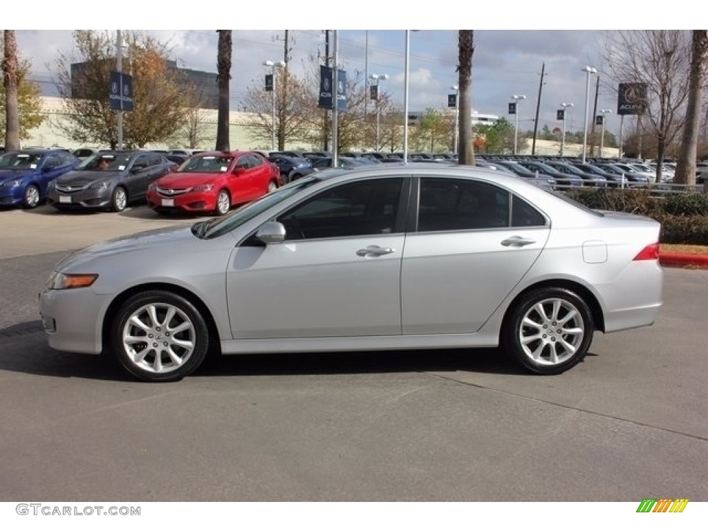 2008 TSX Sedan - Alabaster Silver Metallic / Ebony photo #4