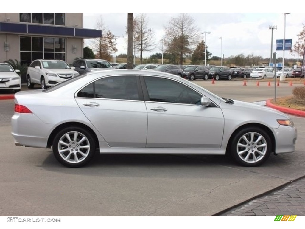 2008 TSX Sedan - Alabaster Silver Metallic / Ebony photo #8