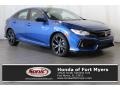 2017 Aegean Blue Metallic Honda Civic Sport Hatchback  photo #1