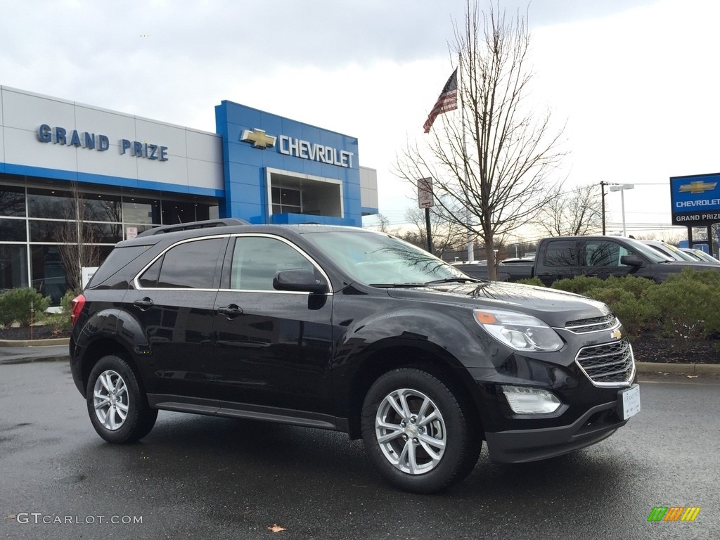 2017 Equinox LT AWD - Black / Jet Black photo #3