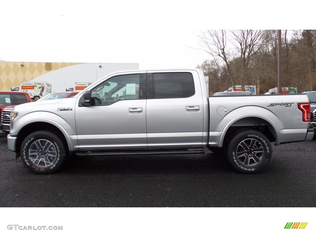 2017 F150 XLT SuperCrew 4x4 - Ingot Silver / Black photo #1