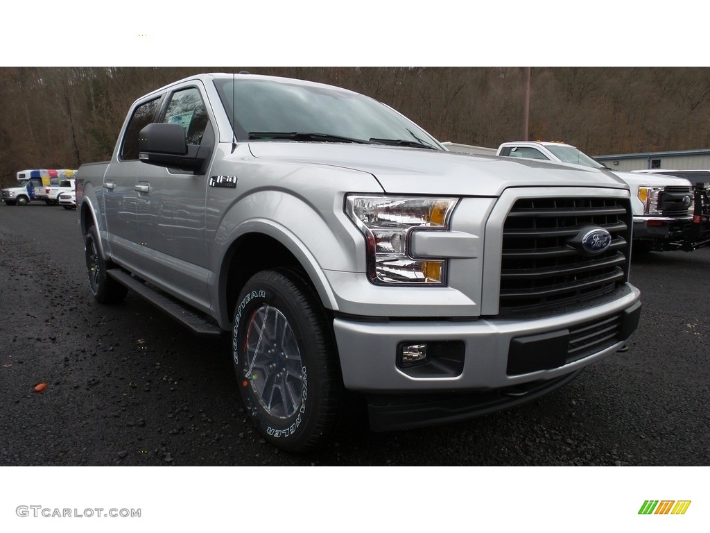 2017 F150 XLT SuperCrew 4x4 - Ingot Silver / Black photo #3