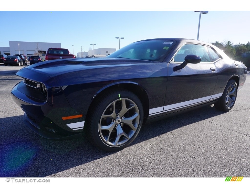 2017 Challenger SXT - Contusion Blue / Black photo #1