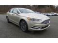 2017 White Gold Ford Fusion SE AWD  photo #3